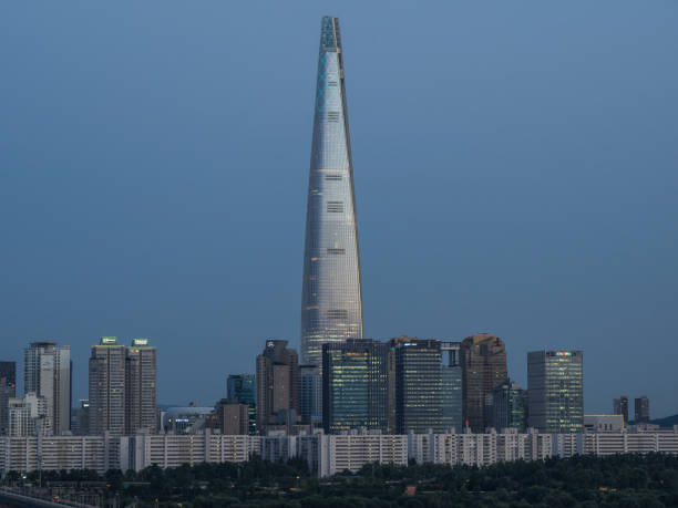 istock The riverside view from sky park in seoul 1326866065