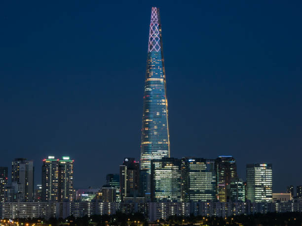 The riverside view from sky park in seoul