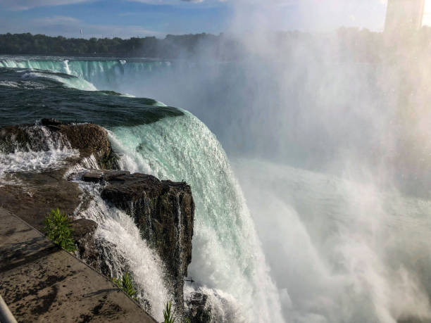 istock Scenic view of three falls at Niagara Falls 1326868426