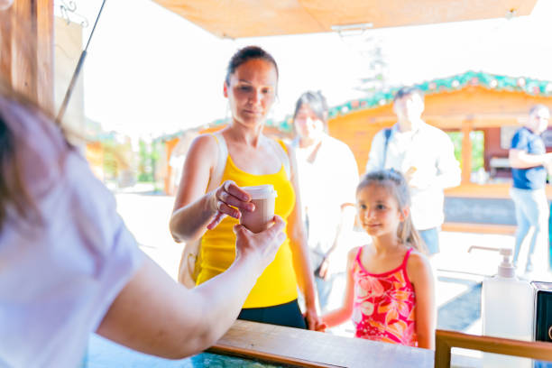 istock Selling tea / coffee from street kitchen 1326882385