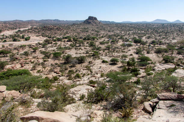 Landscape around Laas Geel In Somaliland, Somalia, Africa hargeysa photos stock pictures, royalty-free photos & images