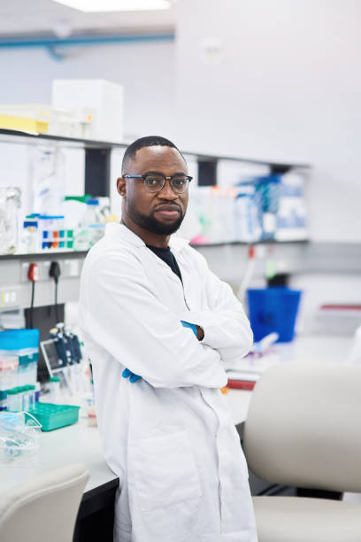 istock Shot of a young male lab technician at work 1326893027