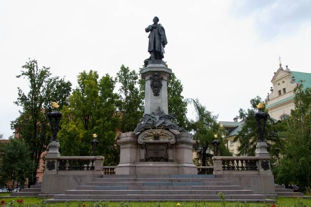 istock Monument of Adam Mickiewicz 1326895818