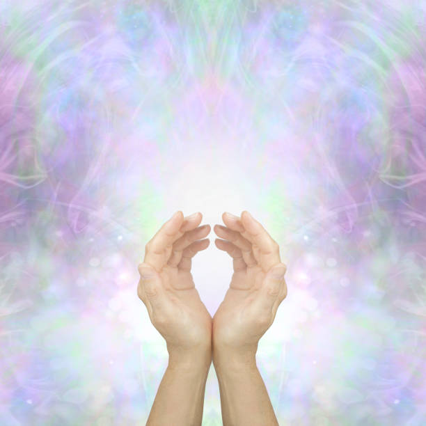 istock Sending out scalar healing energy 1326905003
