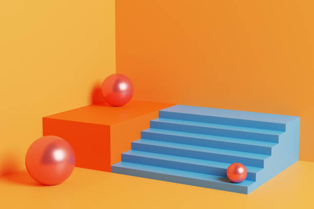istock Bright and colorful 3D illustration 1326913849