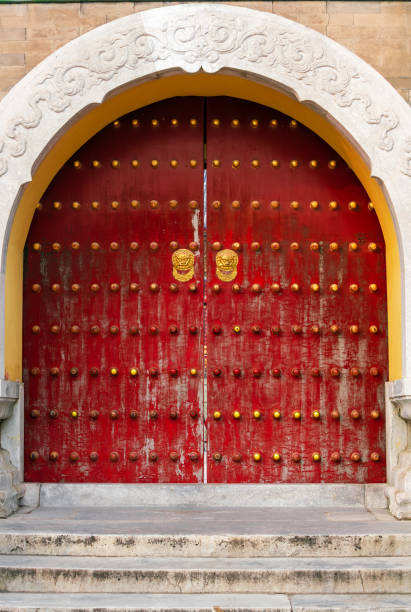 Red Chinese door