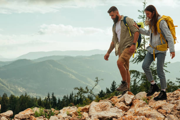 istock Hiking dates are the best 1326927634