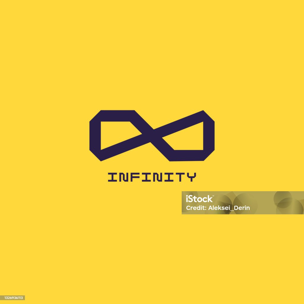 Infinity Sign With Additional Design The Illustration Shows The Infinity Sign Modern Graphics Stock ...
