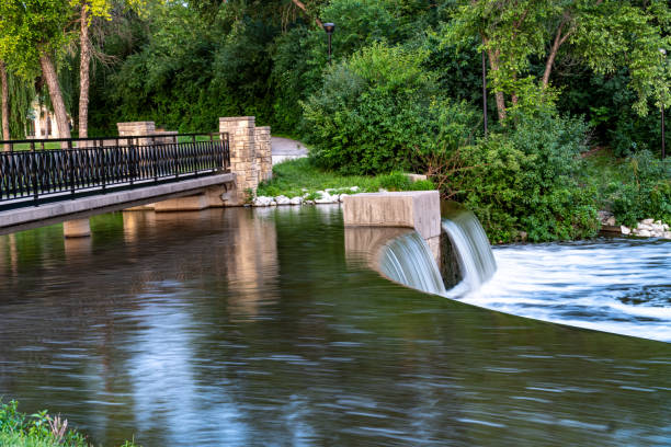 The Waterfalls of the Chicagoland Area Waterfalls of the Metropolitan Chicago, IL Area illinois nature stock pictures, royalty-free photos & images