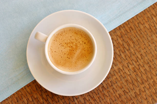 istock Cup of cappuccino coffee, top view 1326943400