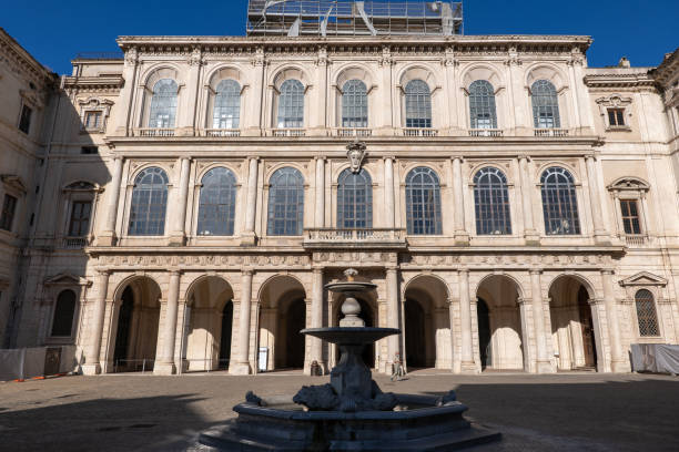 palácio barberini em roma - barberini - fotografias e filmes do acervo