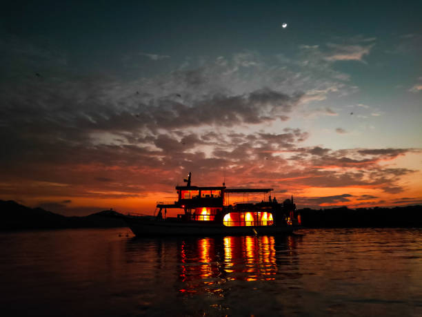 istock Silhouette of vessel 1326954153
