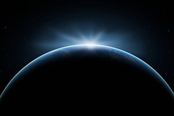 istock Outer space. The surface of the planet Earth in deep space. 1326955654