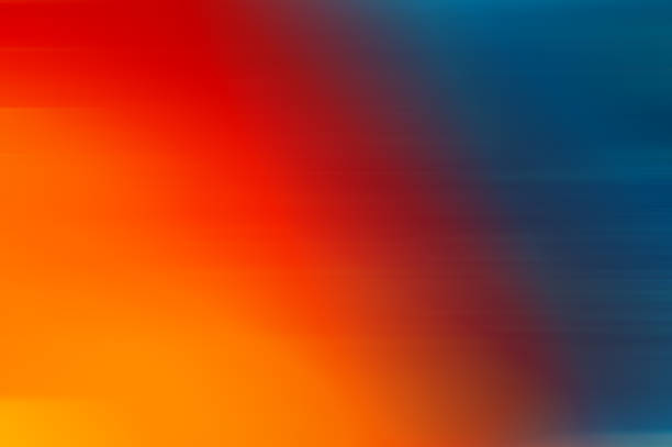 Abstract blurred digital background, red spot on blue background. Background for design. Web banner.