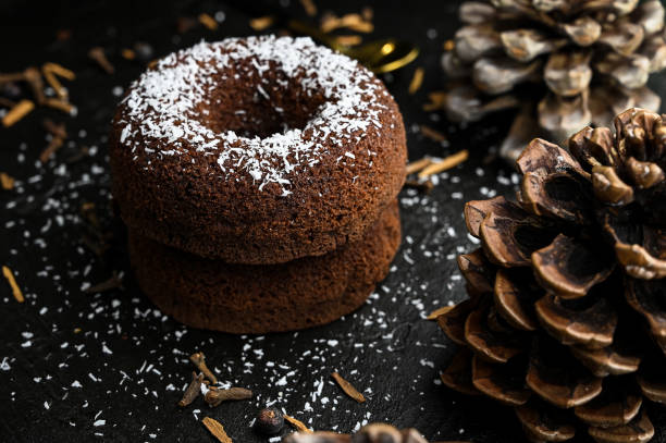 istock chocolate muffins browni dark. front view 1326964854