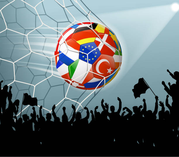 ilustraciones, imágenes clip art, dibujos animados e iconos de stock de gol ganador del campeonato - world cup