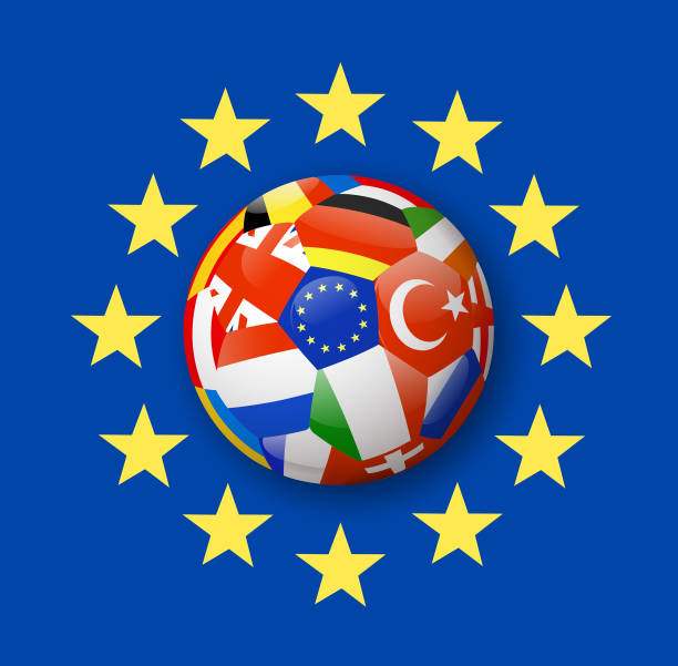 european soccer drawing of vector European soccer sign. Created by illustrator cs6. This file of transparent. italy soccer stock illustrations
