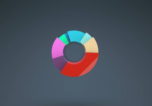 istock Multicolored pie chart - stock photo 1326979432