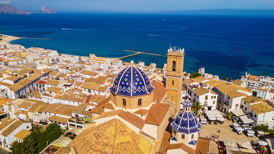 Aerial View of the Church of Altea