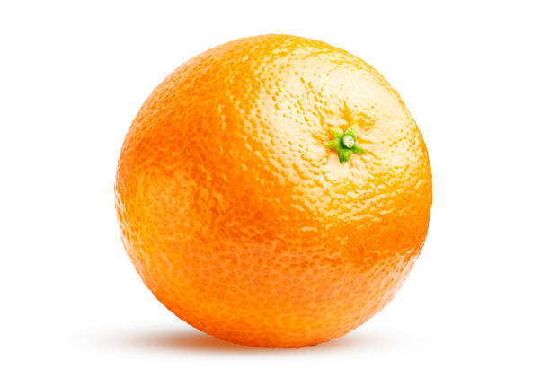 istock Bright orange isolated on white background with clipping path. 1326991175
