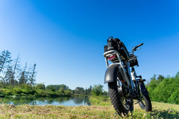 istock Fat Tire eBike on Grass Covered Trail 1326992809