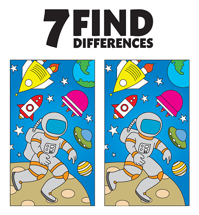 7 FIND DIFFERENCES SPACE
