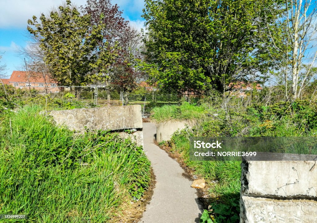 Walk In Path Connection Throughway Path Connection Stock Photo - Download Image Now - Blank ...
