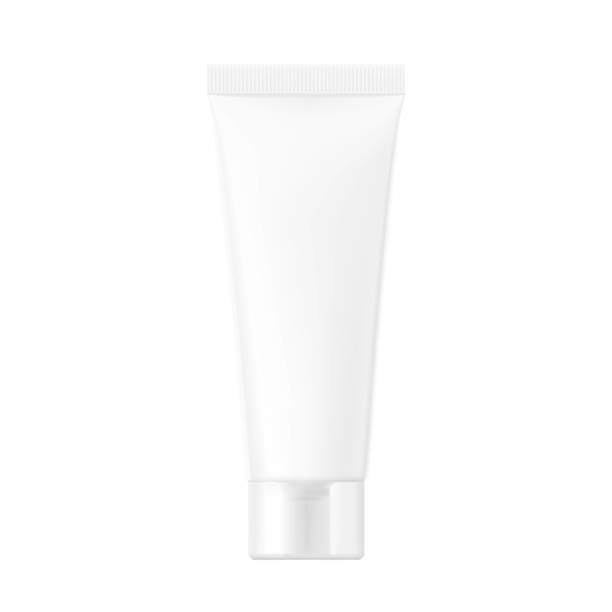 istock High detailed blank plastic tube mockup with transparent cap. Front view. 1326999296