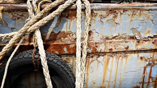 istock Rope to Moor a Boat to the Dock 1327001711