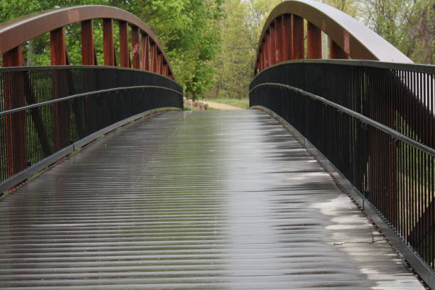 istock Wooden Foot Bridge 1327005486