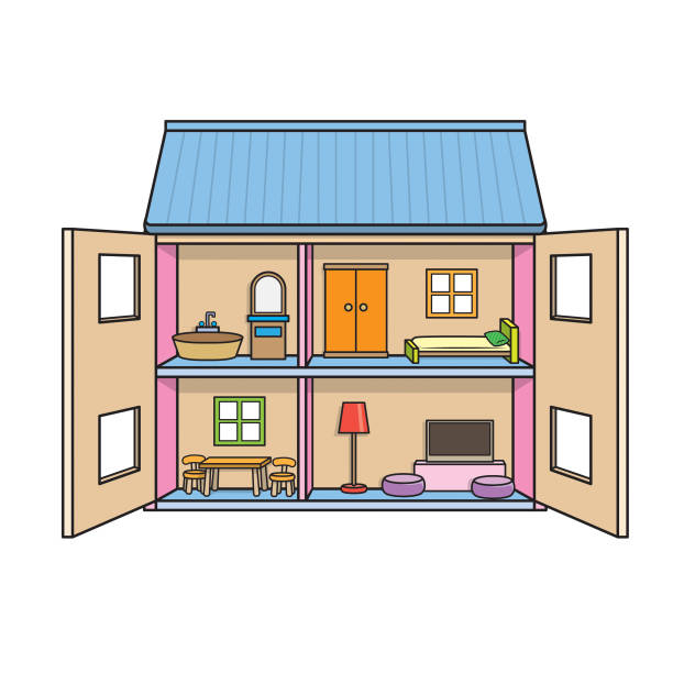 750+ Dollhouse Stock Illustrations, Royalty-Free Vector Graphics