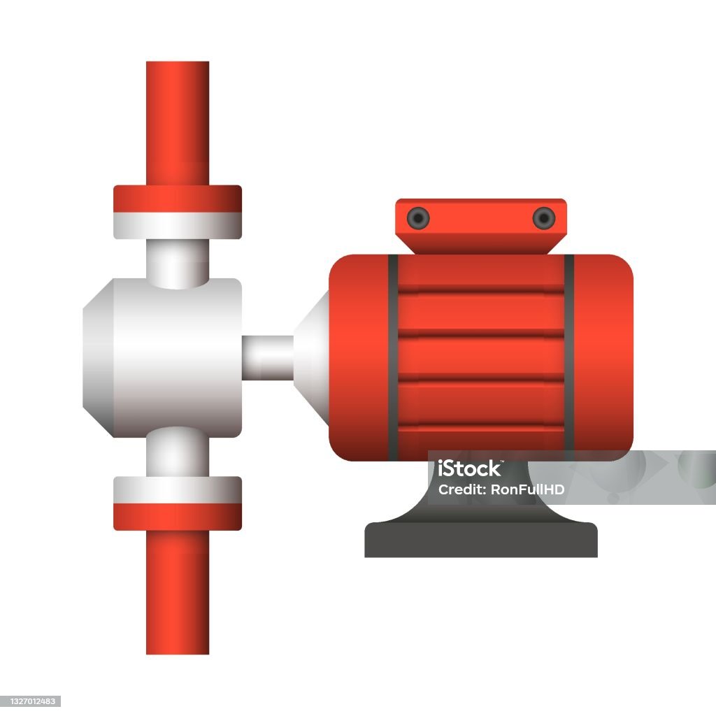 Pump Machine Vector Water Pump Vector Illustration Design Isolated On White Background For ...