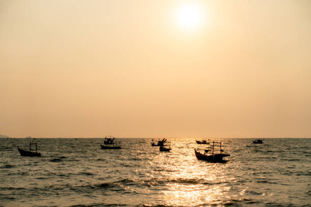 istock Amazing sea sunset, sky sunset background. 1327019216