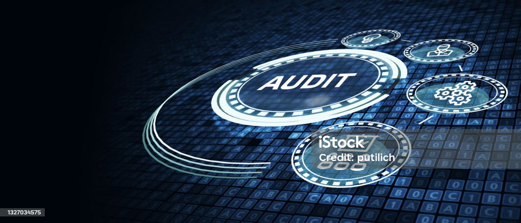 Business, Technology, Internet and network concept. Audit business and finance concept. Audit Stock Photo