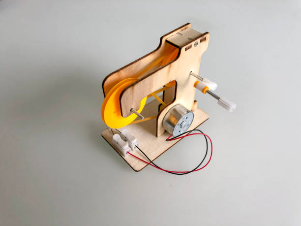 istock handmade model of the machine 1327040248
