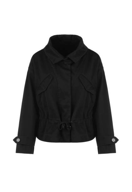 istock Black women's demi-season jacket 1327045285