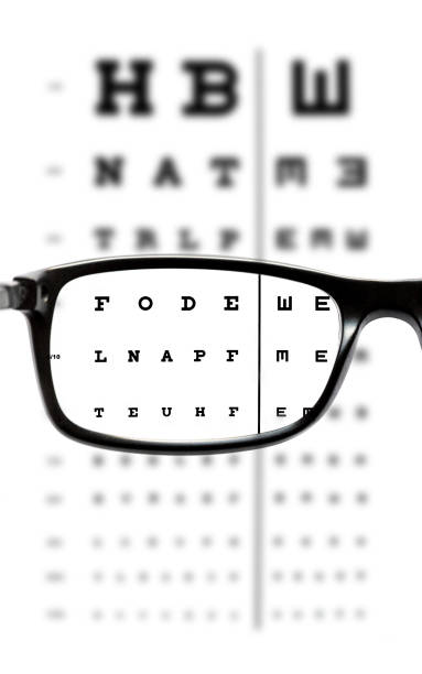 istock Glasses in front of an eye chart 1327045319