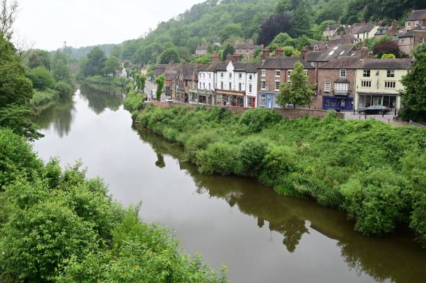 istock Looking down at IronBridge on the Rivern Severn. 1327048840