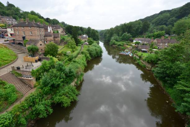 istock Looking down at IronBridge on the Rivern Severn. 1327048860
