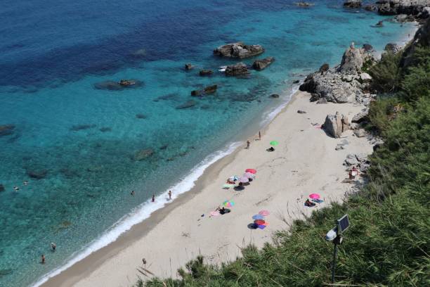 istock Parghelia - Michelino Beach from the access staircase 1327050779