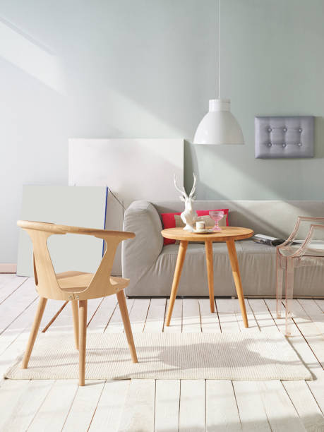 istock modern home interior living room style with design 1327055829
