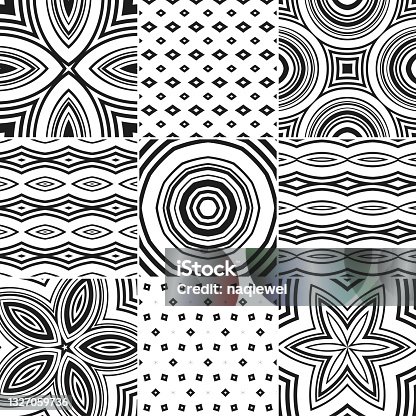 istock black and white seamless pattern textile textured background collection 1327059736