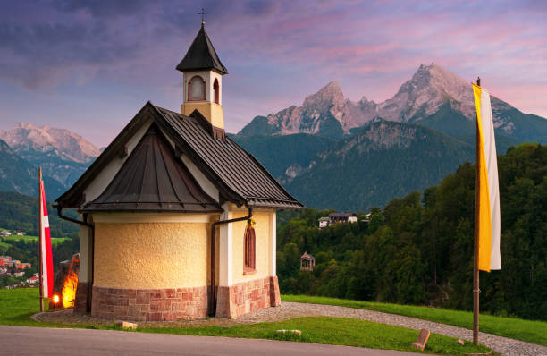 istock Kirchleitn chapel in the Alps Bavaria Germany 1327062157