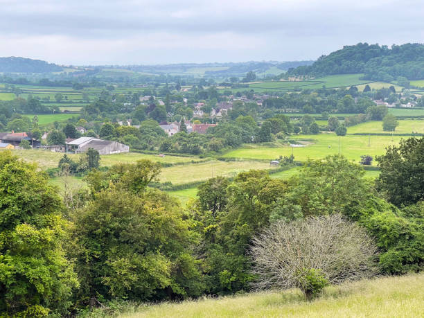 istock Countryside scene - Summer in Somerset, England, UK 1327064733