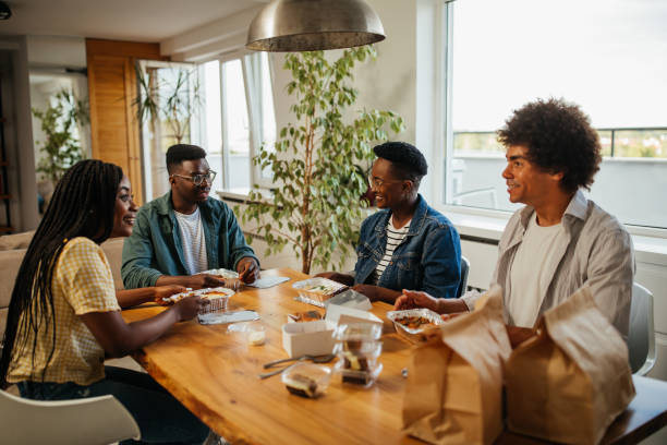 istock Good food great friends 1327080070