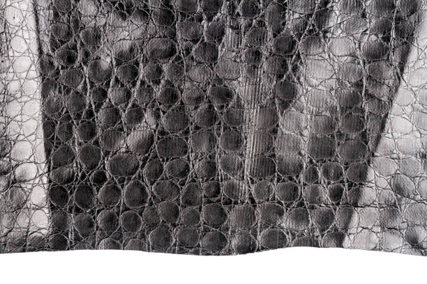 istock Piece of black artificial leather 1327080222