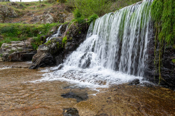 istock A beautiful waterfall on the natural swimming pool in Arrago river 1327080455