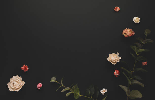 istock Autumn composition with dried flowers 1327083051