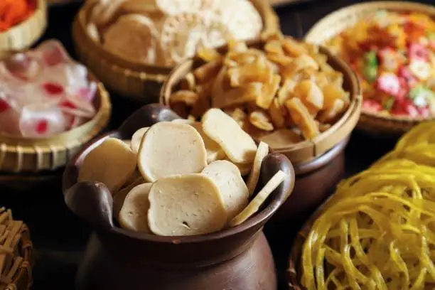 Photo of Kerupuk Kemplang Palembang, the Fish and Tapioca Cracker from Palembang, South Sumatra