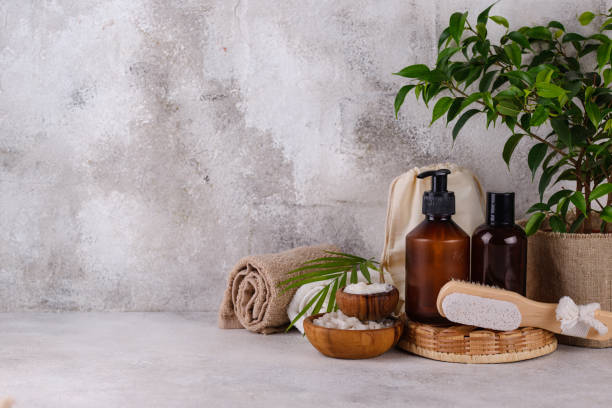 istock Reusable skincare accessorize. Zero waste sustainable lifestyle concept 1327098866